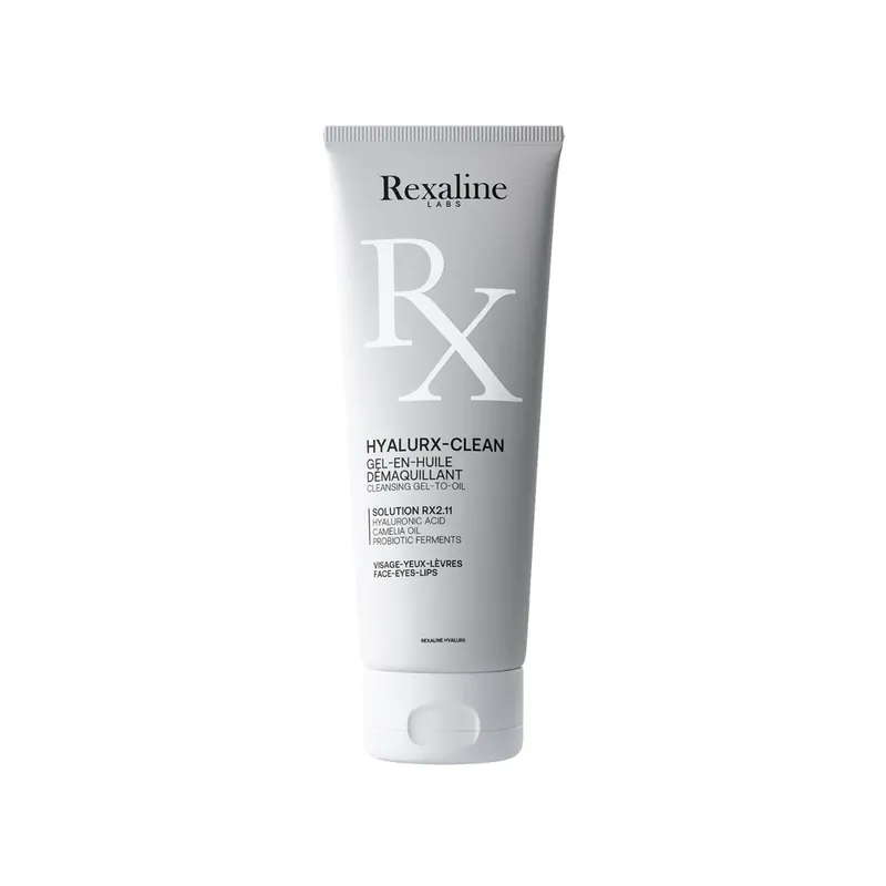 Objednat Nyní REXALINE Hyalurx Odličovací a čistící pleťový gel 125 ml