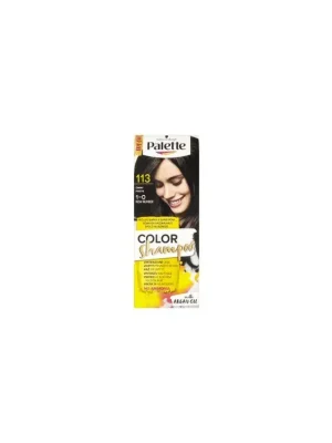 Schwarzkopf Palette Color Shampoo barva na vlasy 113 černá, 50 ml Super Cena