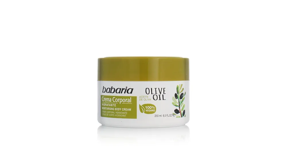 Babaria Olive Oil Moisturising Body Cream 250 ml Omezená Nabídka