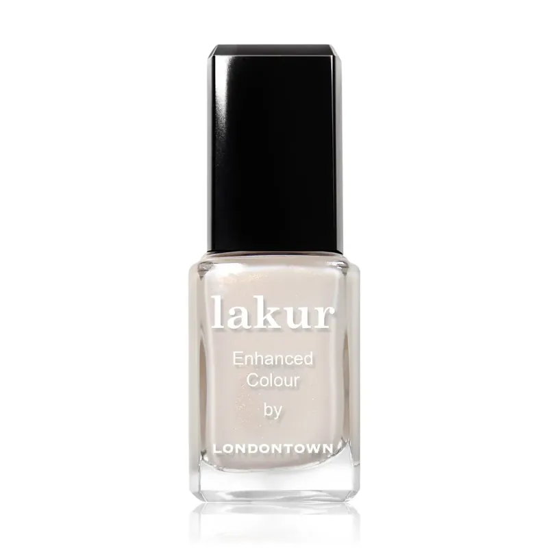 LONDONTOWN lakur Princess Awaits lak na nehty bílorůžová se třpytkami 12 ml Vrácení Zdarma