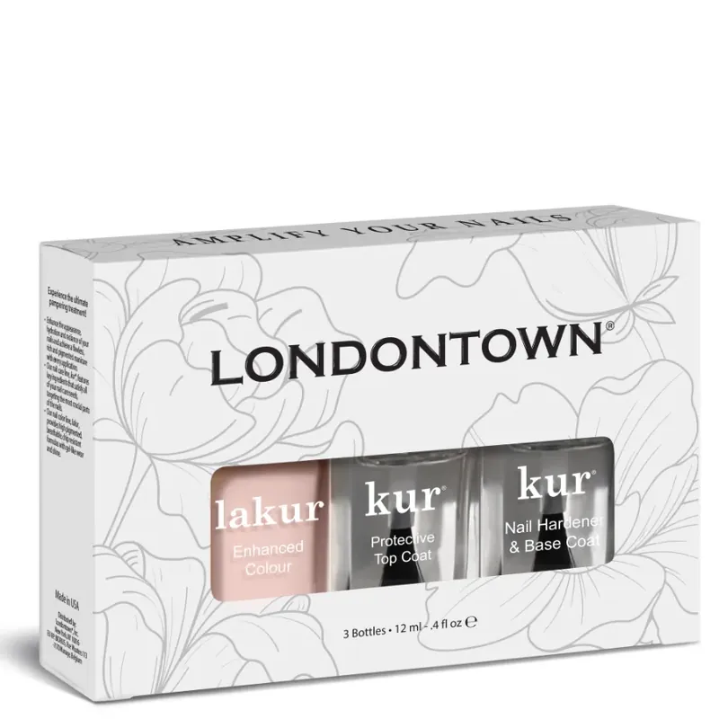LONDONTOWN Sheer Mani Set na průsvitnou manikúru 3 produkty Speciální Cena