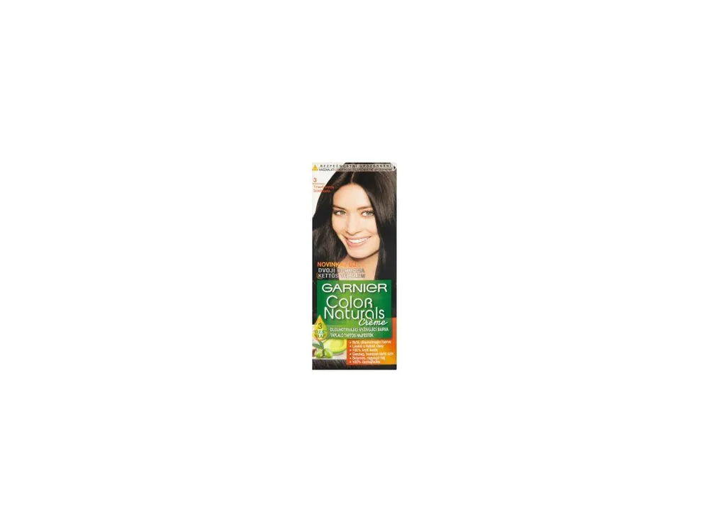 Akční Nabídka Garnier Color Naturals Creme barva na vlasy, odstín tmavě hnědá 3