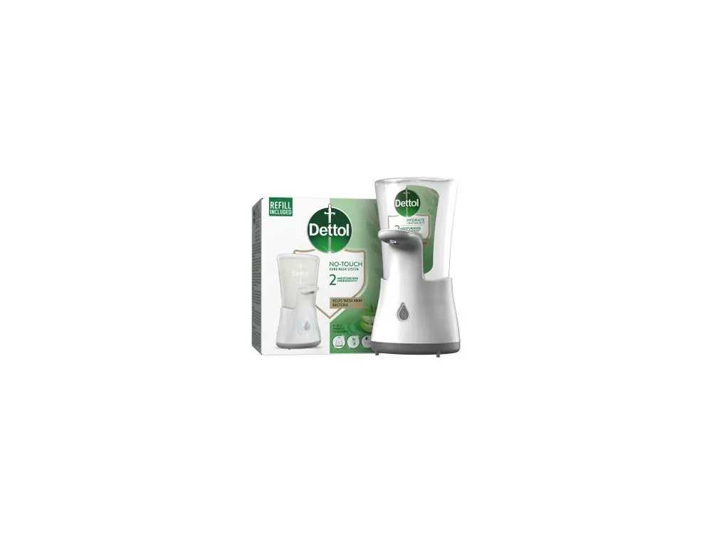 Dettol Jemná Aloe bezdotykový dávkovač mýdla a náplň, 250 ml Vysoce Kvalitní