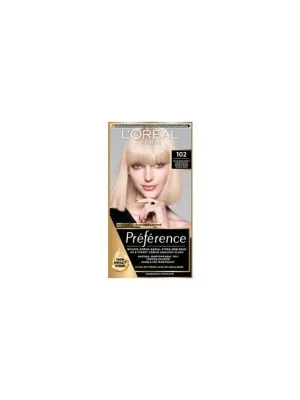 Sleva L'oreal Paris Préférence barva na vlasy, velmi světlá blond duhová 102
