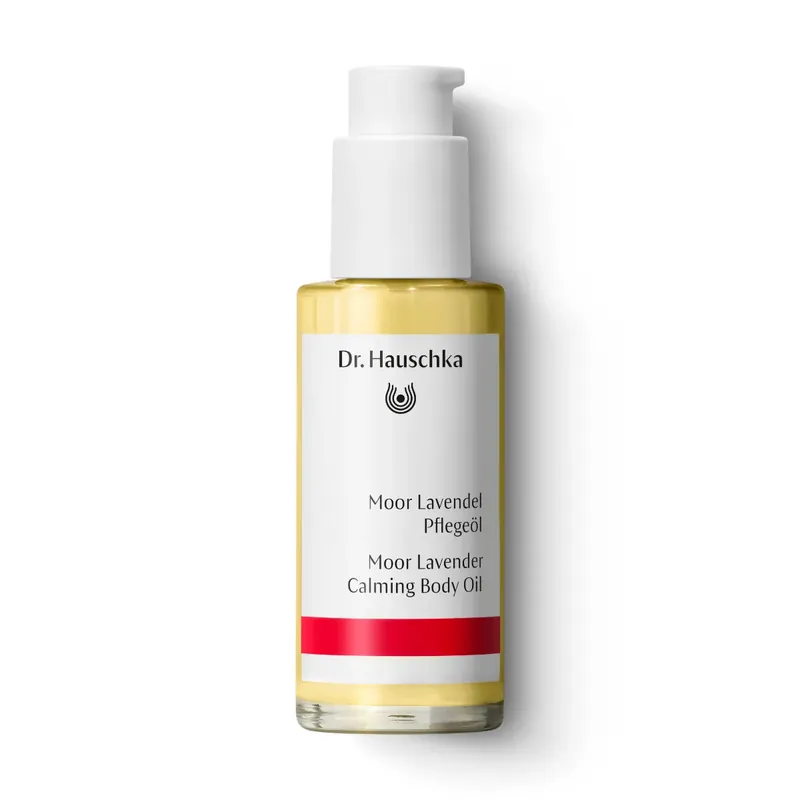 DR. HAUSCHKA Zklidňující tělový olej s rašelinou a levandulí 75 ml Omezená Nabídka