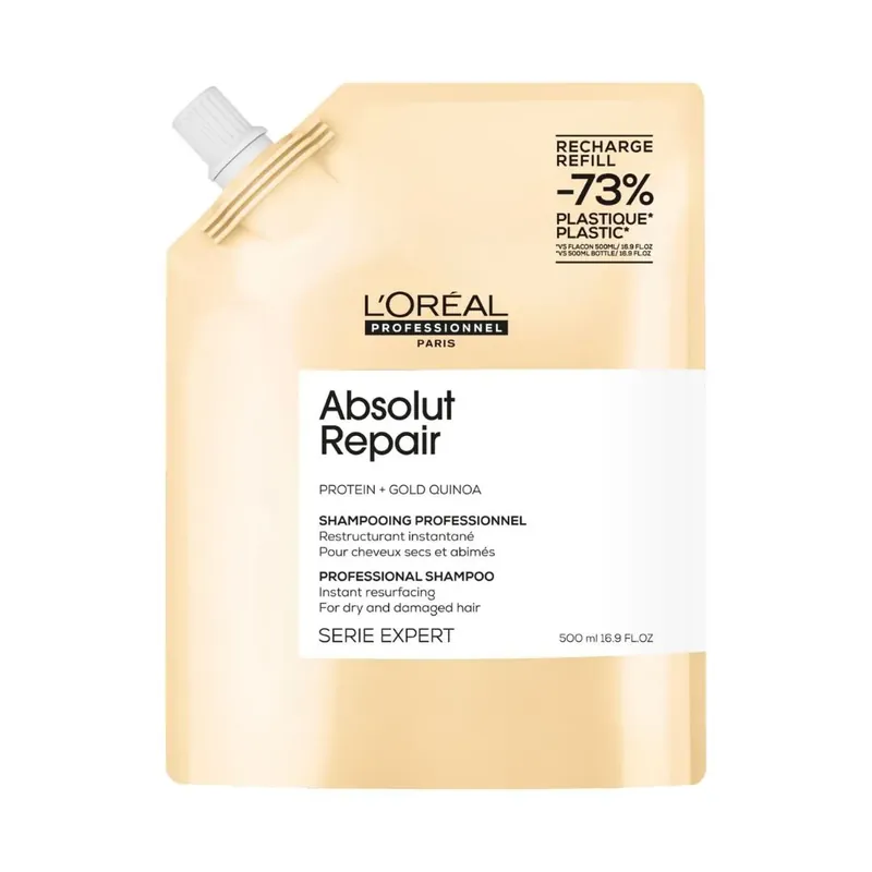 L'ORÉAL Professionnel Serie Expert Absolut Repair regenerační šampon - náhradní náplň 500 ml Nová Kolekce