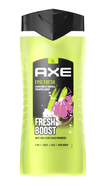 Axe Axe Epic Fresh Boost 3v1, pánský sprchový gel 400 ml Sleva