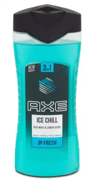 Nízká Cena Axe Ice Chill 3v1, pánský sprchový gel 400 ml