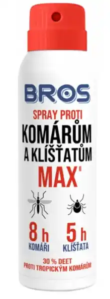 BROS repelent proti komárům a klíšťatům MAX 90ml Značkový