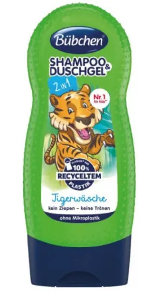 Bubchen dětský šampon a sprchový gel 2v1 Tygr 230ml Autentický