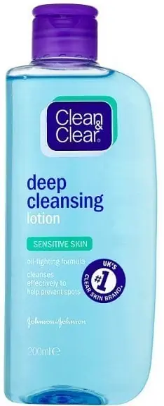 Nejprodávanější Clean & Clear čistící pleťová voda pro citlivou pleť 200 ml