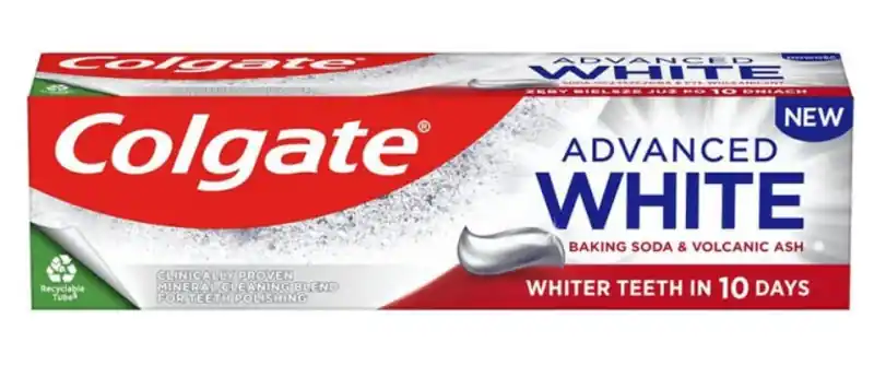 Colgate Advanced White Baking Soda & Volcanic Ash 75 ml Zlevněný