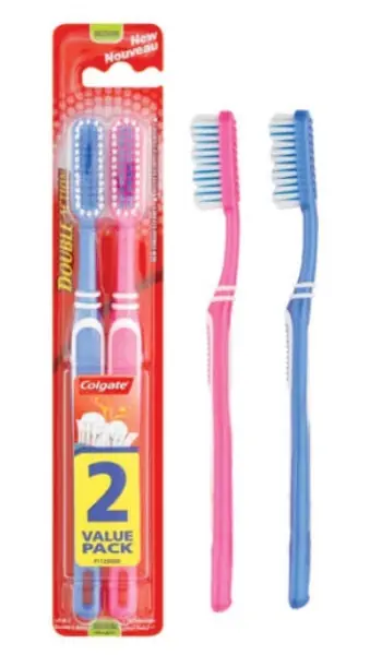 Kup Teď Colgate Double Action zubní kartáček Medium 2ks