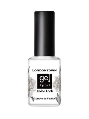 LONDONTOWN Gel Color Lock Top Coat pro gelový lak průhledná 12 ml Ověřený