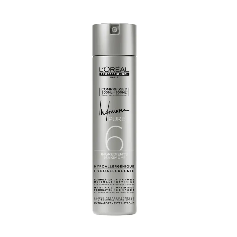 L'ORÉAL Professionnel Infinium Pure Extra Strong Lak na vlasy s extra silnou fixací 300 ml Nakupujte Hned