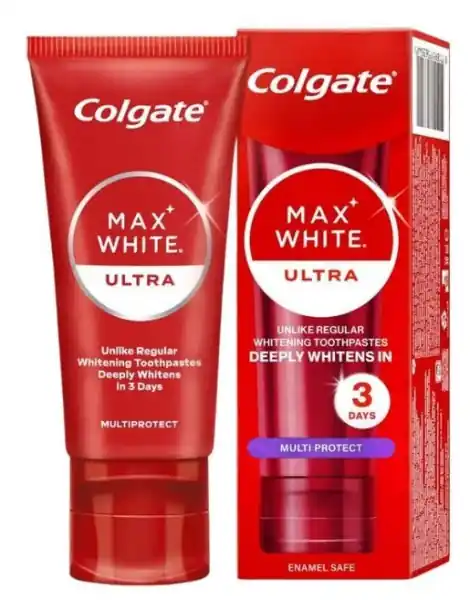 Colgate Max White Ultra Multiprotect bělicí zubní pasta 50ml Bezpečná Platba
