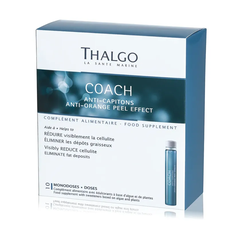 THALGO Coach doplněk stravy na odbourání celulitidy a tuků 10 x 25 ml Rychlé Dodání
