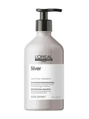 Výhodná Nabídka L'ORÉAL Professionnel Serie Expert Silver Neutralizační šampon pro šedé a bílé vlasy 500 ml