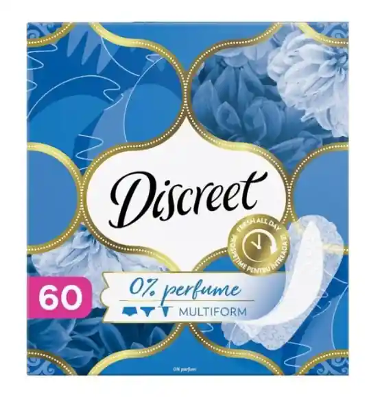Expresní Doručení Discreet 0% perfume Discreet Air 60 ks