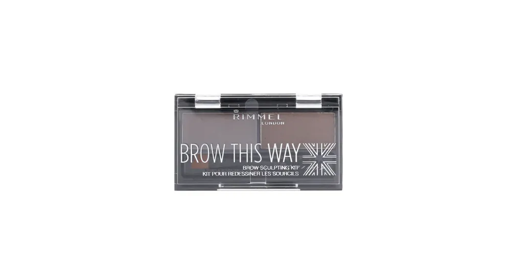 Rimmel London Brow This Way Palette (002 Medium Brown) 2,4 g Speciální Cena