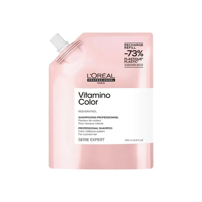 Výprodej L'ORÉAL Professionnel Serie Expert Vitamino Color Šampon na rozjasnení barvy náhradní náplň 500 ml