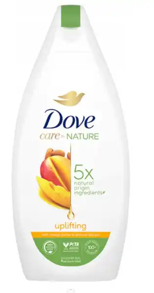 Akční Nabídka Dove Care By Nature Uplifting Mango Butter & Almond Extract sprchový gel 400ml
