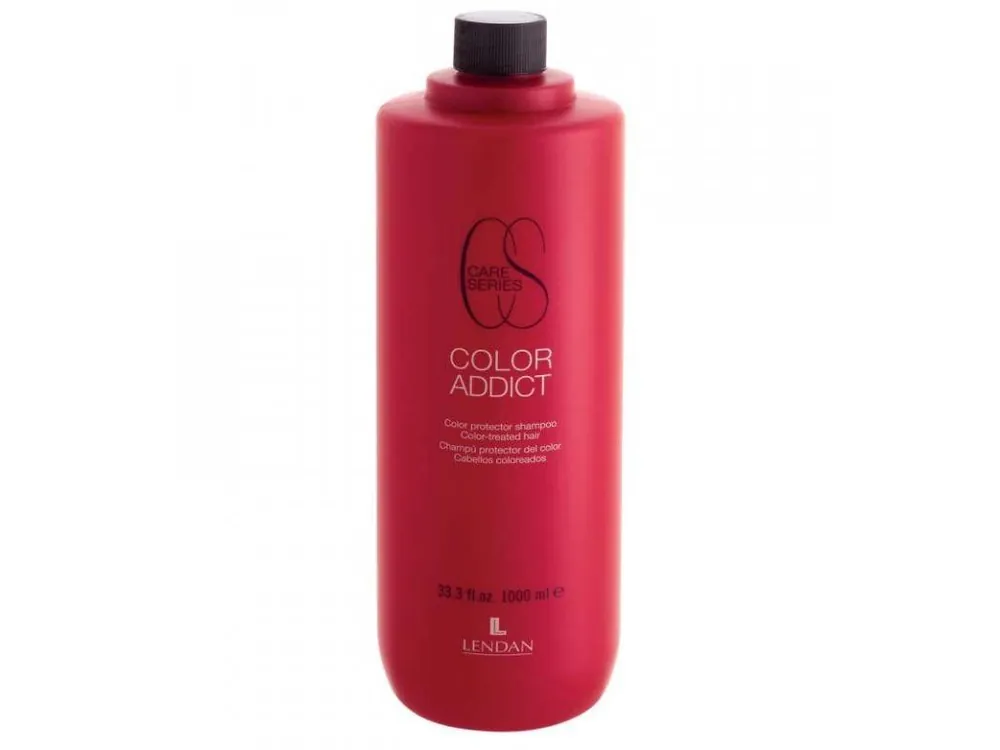 Autentický Lendan Color Addict šampón pro barvené vlasy 1000 ml+ Balzám na rty Salerm Beauty line