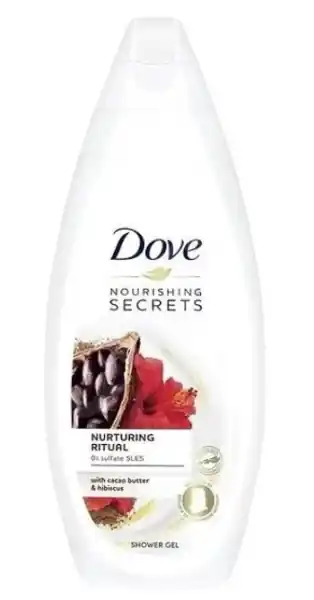 Dove Nourishing Secrets Cacao Butter & Hibiscus sprchový gel 250 ml Ověřený