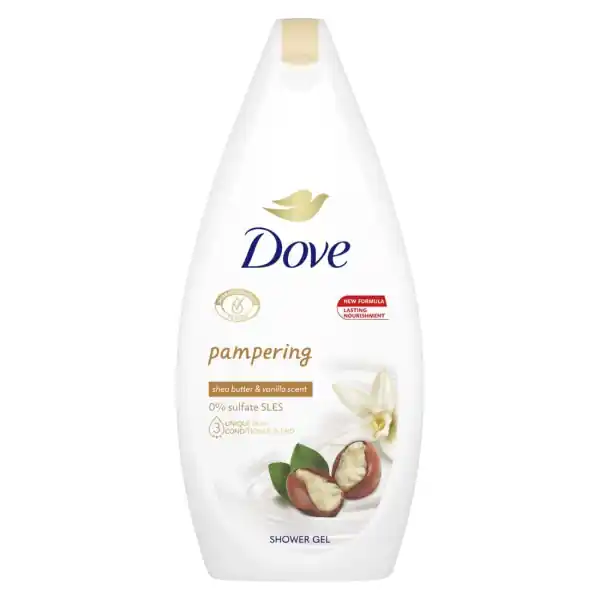 Dove Pampering Shea Butter & Vanilla Scent sprchový gel 250ml Ihned K Objednání