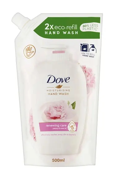 Dove Peony & Rose tekuté mýdlo, náhradní náplň 500ml Výhodná Nabídka