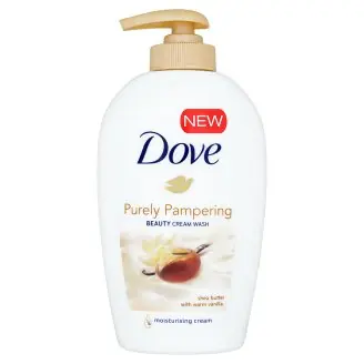 Kup Teď Dove Purely Pampering Bambucké máslo s vanilkou tekuté mýdlo s dávkovačem 250 ml