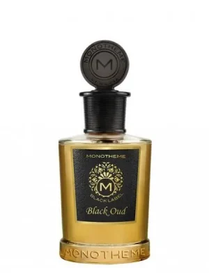 Monotheme Venezia BLACK LABEL Black Oud EDP 100 ml UNISEX Speciální Cena