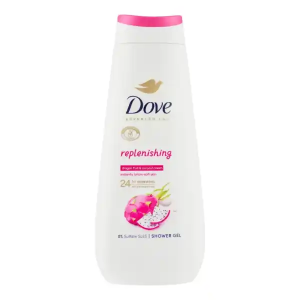 Dove Replenishing Dragon Fruit & Coconut Cream sprchový gel 225ml Hit Sezóny