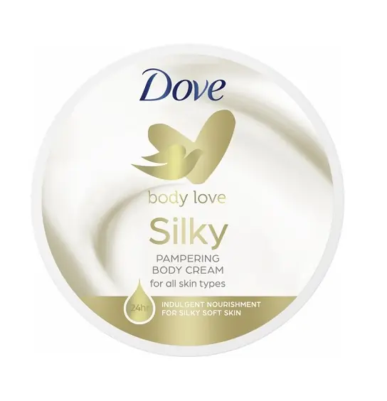 Dove Silky Nourishment tělový krém 300 ml Cenově Výhodný