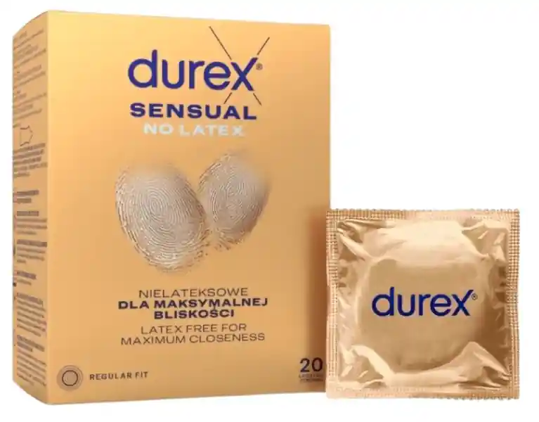 Ověřený Durex Sensual No Latex 20ks