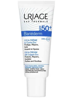 Uriage Bariéderm CICA-CREAM with Copper-Zinc SPF 50+ 40 ml Výhodná Nabídka