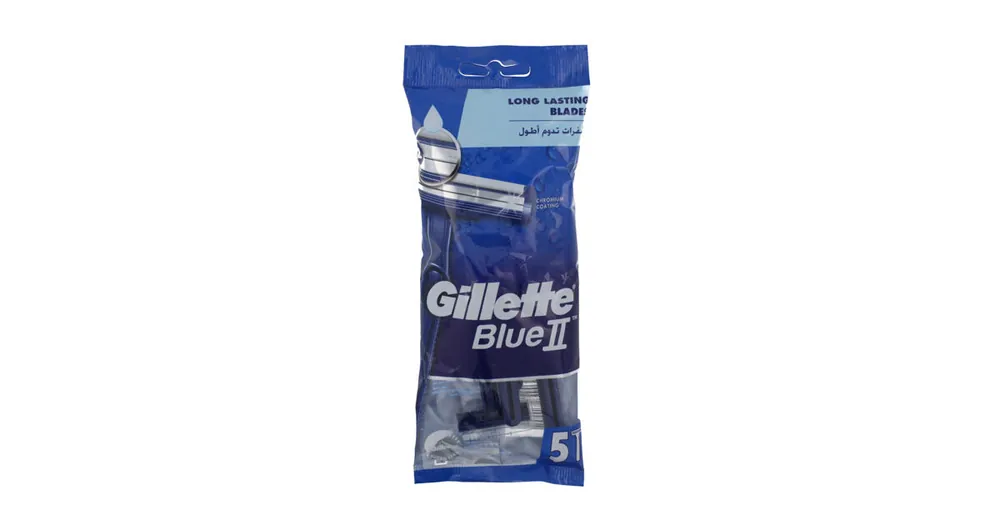 Sezónní Sleva Gillette Blue II Chromium jednorázové holítko 5 ks M