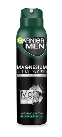 Garnier Men Magnesium Ultra Dry 72h anti-perspirant 150 ml Ověřený