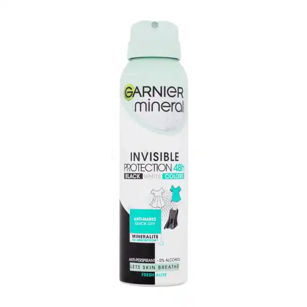 Garnier Mineral Invisible black and white Fresh Aloe Vera 48h anti-perspirant 150 ml Finální Výprodej