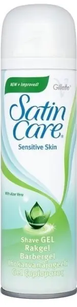 Tovární Cena Gillette Satin Care Sensitive gel na holení 200 ml
