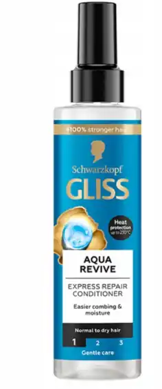 Nakupujte Hned Gliss Kur Express Aqua Revive Balzám na vlasy rozprašovač 200ml