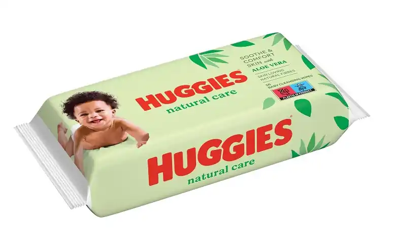 Huggies vlhčené ubrousky Natural Care 10x56ks MEGABOX Akce