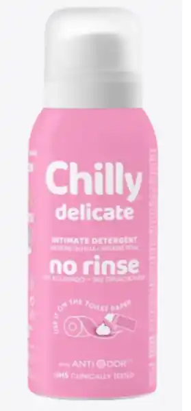 Chilly No Rinse Delicate intimní mycí pěna bez oplachu 100ml Cenově Výhodný