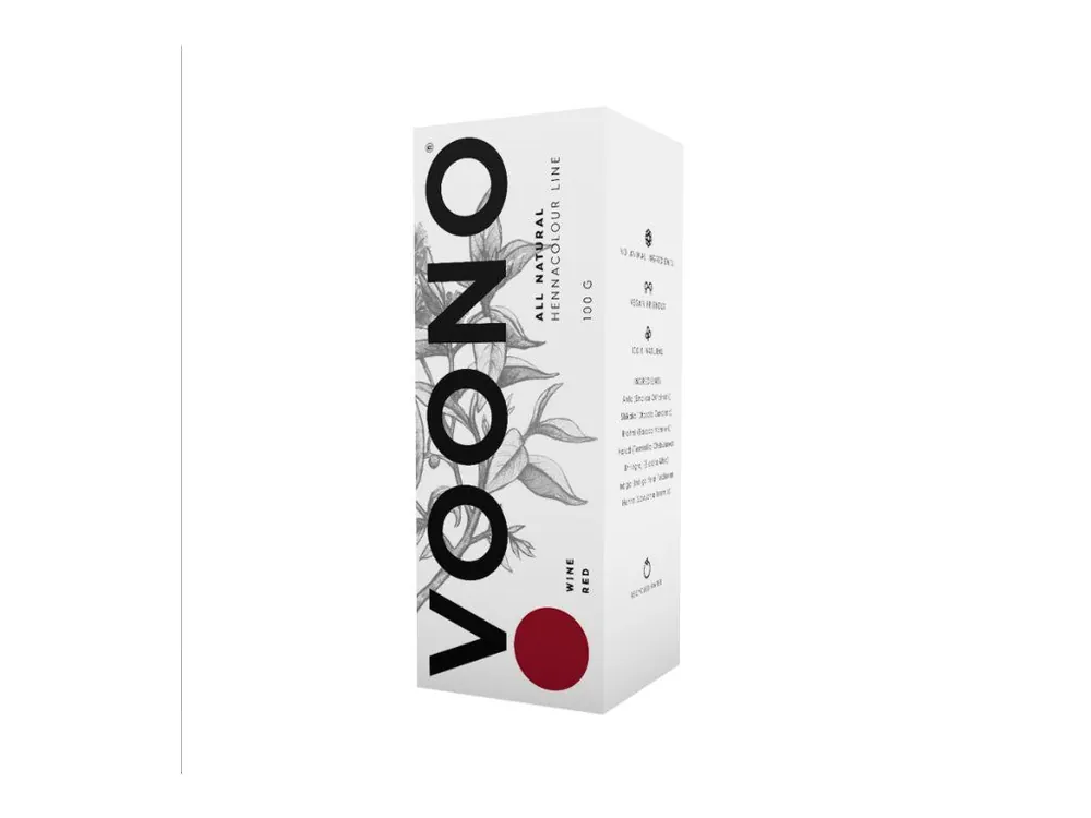 Kup Teď Voono Henna Wine Red - přírodní barva na vlasy 100g
