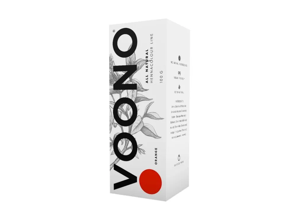 Voono Henna Orange - přírodní barva na vlasy 100g Akce