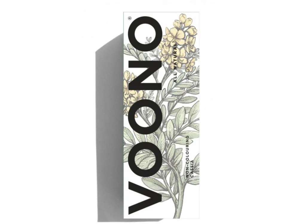 Voono Henna Cassia Obovata - přírodní barva na vlasy - neutrální odstín 100g Finální Výprodej