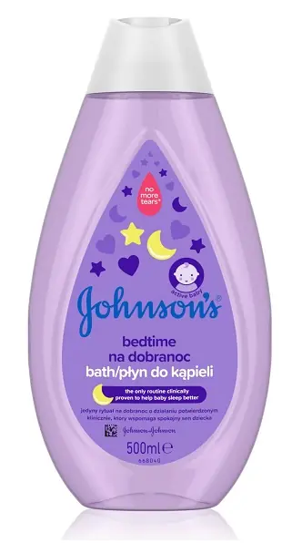 Časově Omezené Johnson´s Baby bedtime wash zklidňující pěna do koupele fialová 500ml