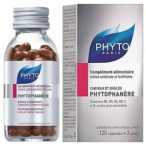 Doprava Zdarma Phyto Phytophanére Dietary Supplement Strenght Growth Volume Hair & Nails 120 ks