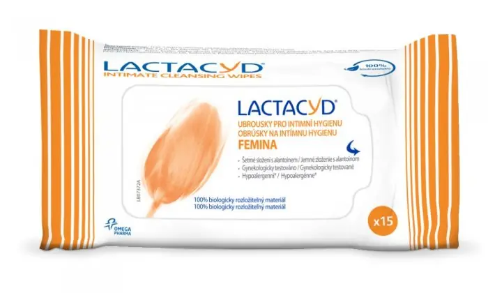 Lactacyd ubrousky Femina 15 ks Cenově Výhodný