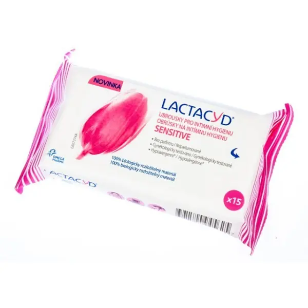 Expresní Doručení Lactacyd ubrousky Sensitive 15 ks